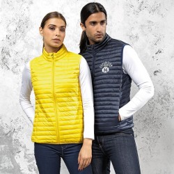 Plain Women's tribe fineline padded gilet 2786 Outer 40gsm, Lining 50gsm, Wadding 250 GSM